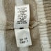 St. John Striped Short Sleeve Cardigan Sweater White/Tan Wool Blend | Size L