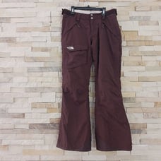 North Face Womens Small Snow Pants Brown Waterproof Insulated Ski Snowboard Suit