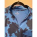 G/Fore G4 Luxe Soft 1/4 Zip Mens XL Racer Blue Navy Floral Golf Pullover NEW