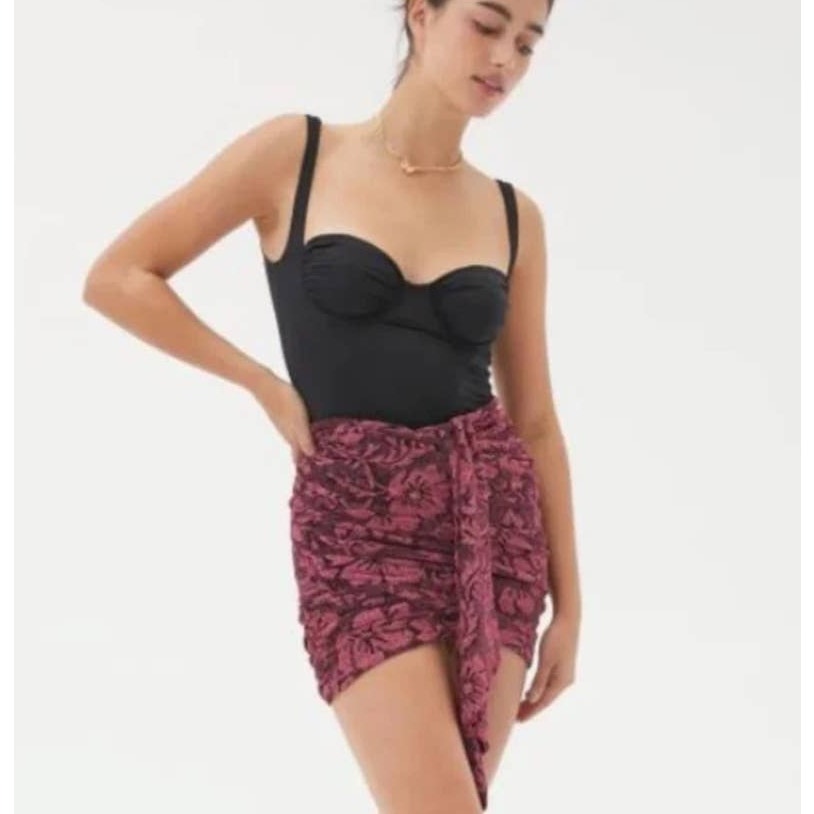 For Love and Lemons Shailee Metallic Mini Skirt - S