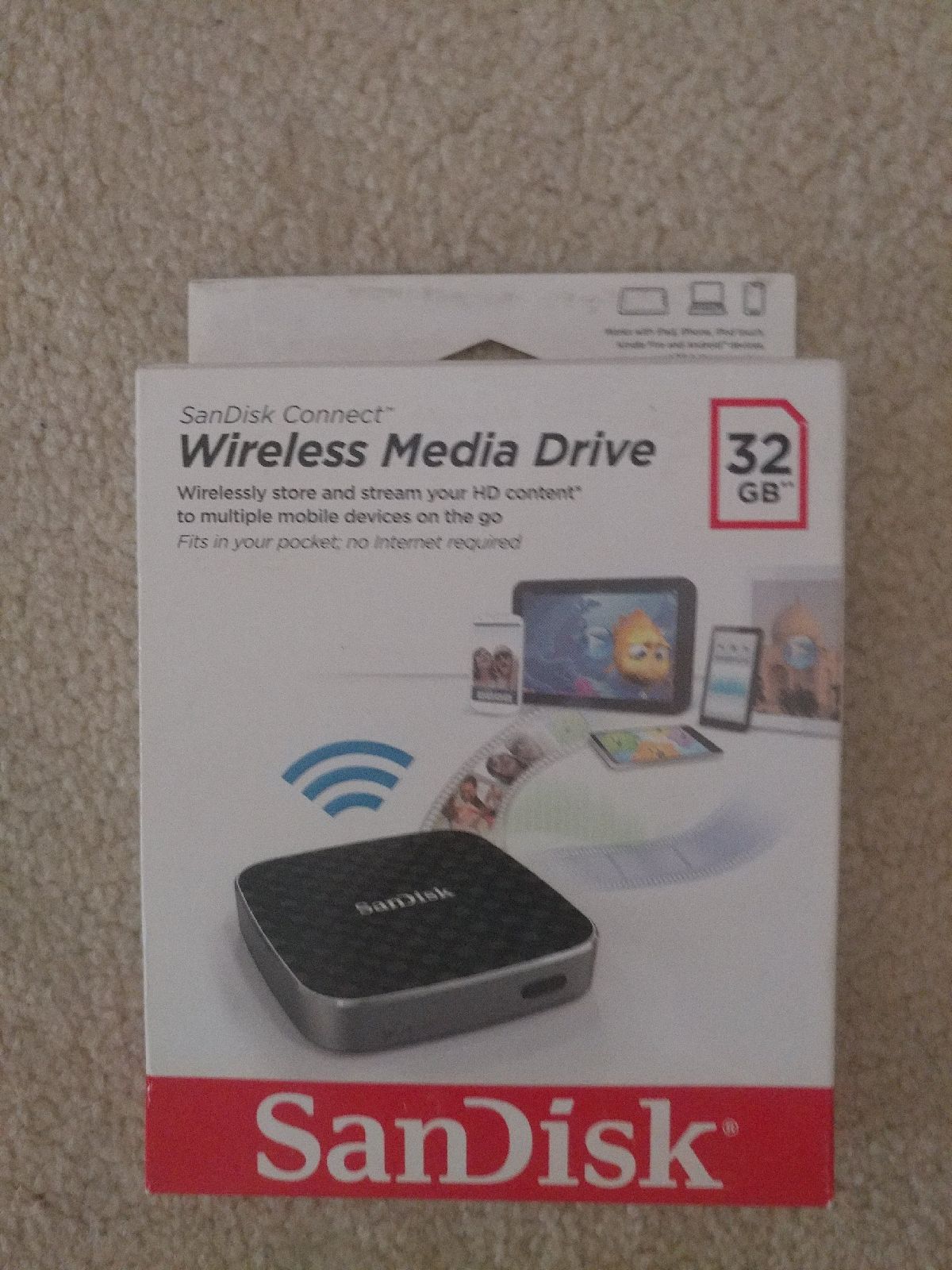 Sandisk Wireless Media Drive 32GB