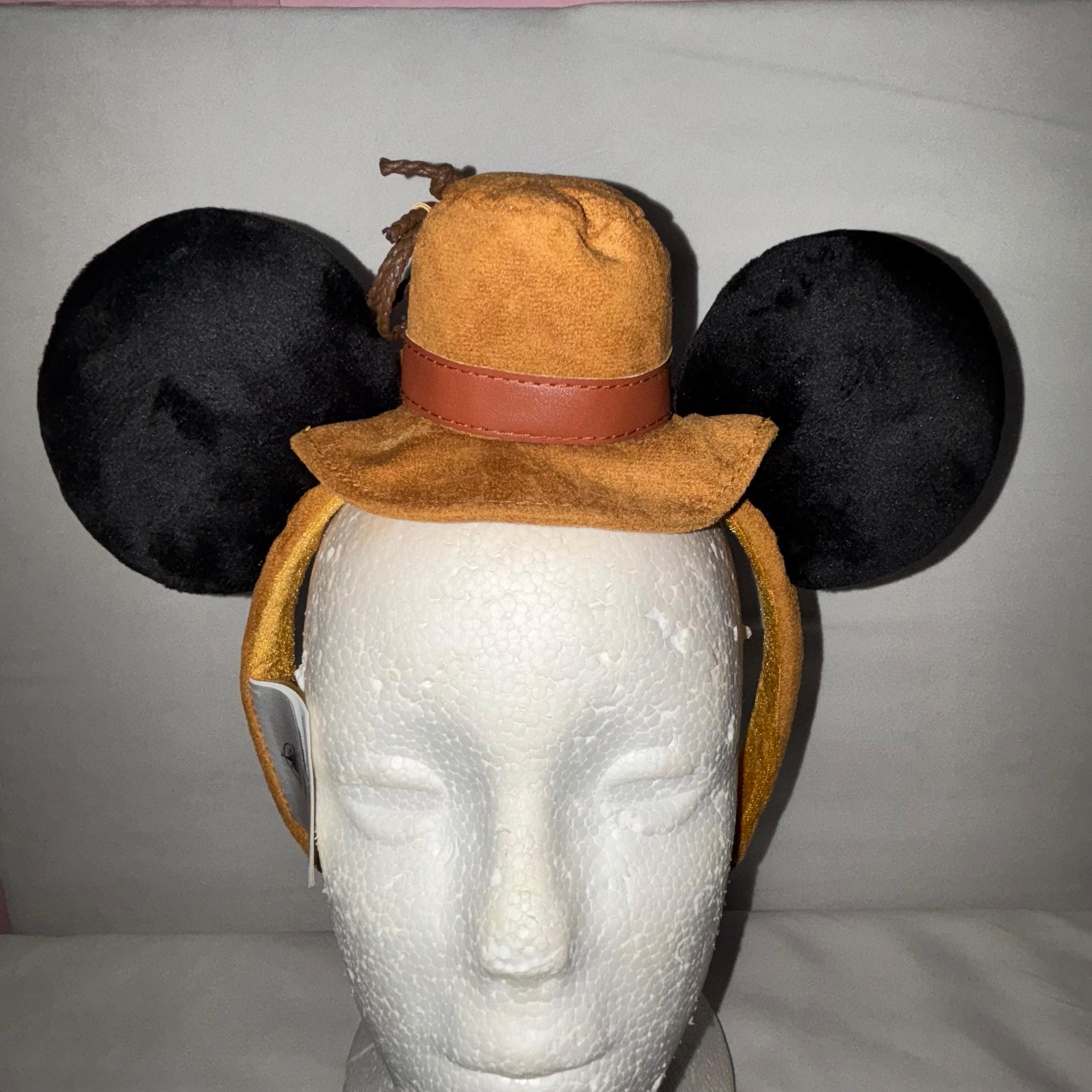 Disney Parks Indiana Jones Mickey Ears Headband – New Without Tags