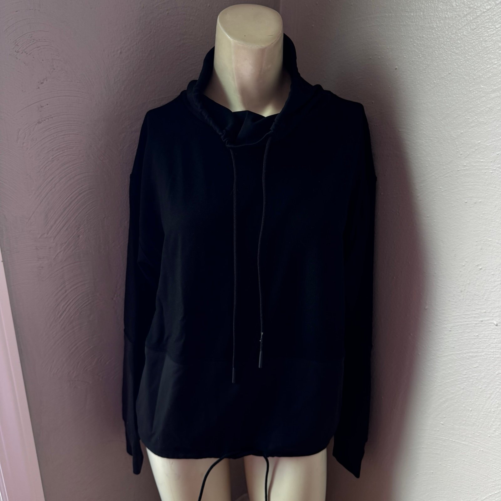 Athleta pullover sweatshirt size xxs black