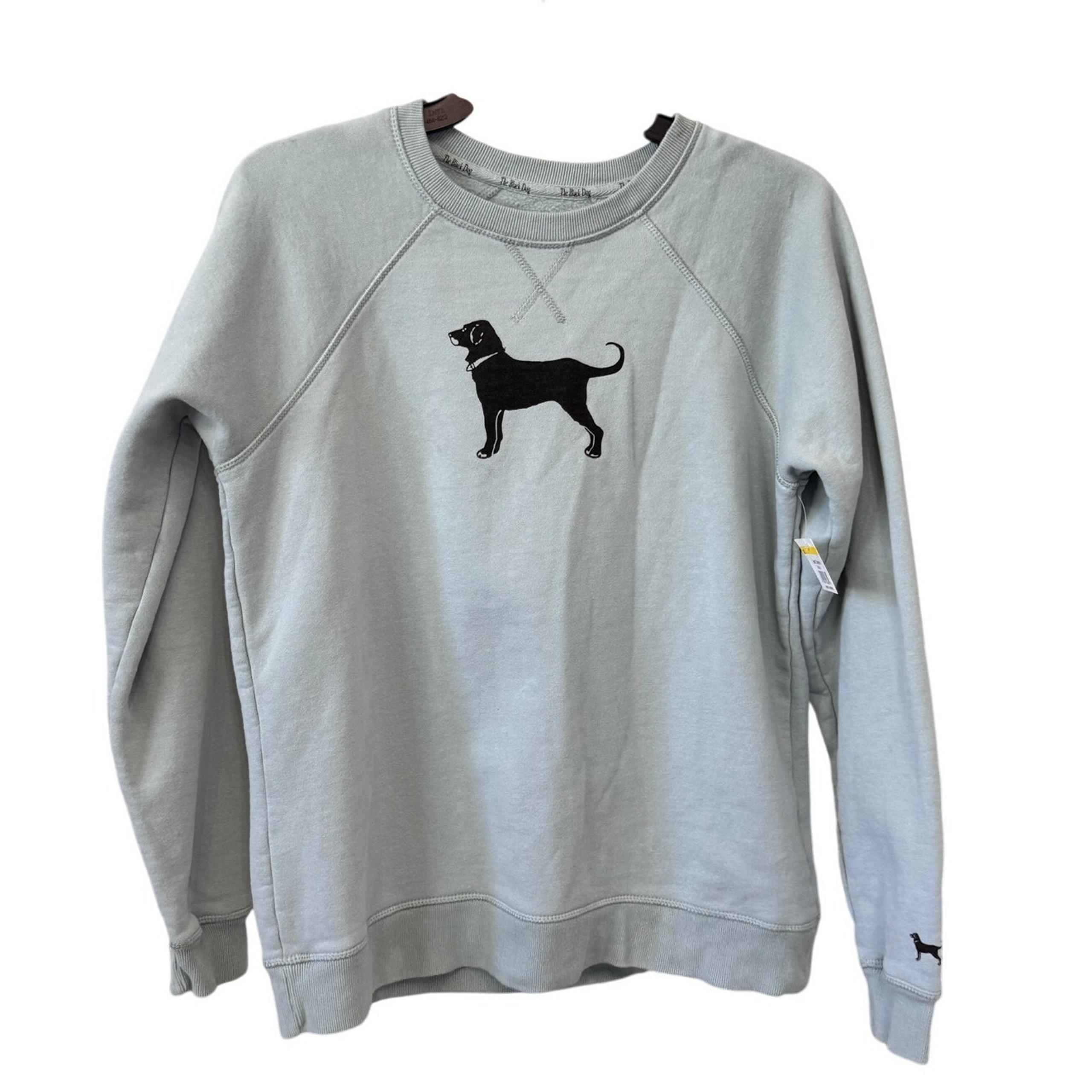 NEW BLACK DOG Women's Classic Crewneck Sweatshirt Size M