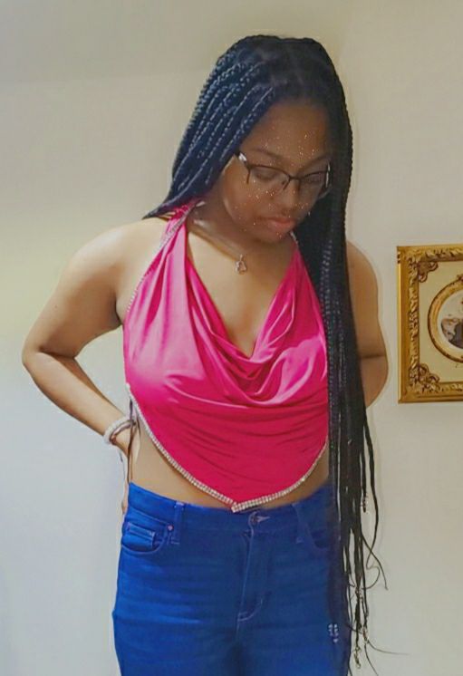 Vie Sauvage Renee drop crop top