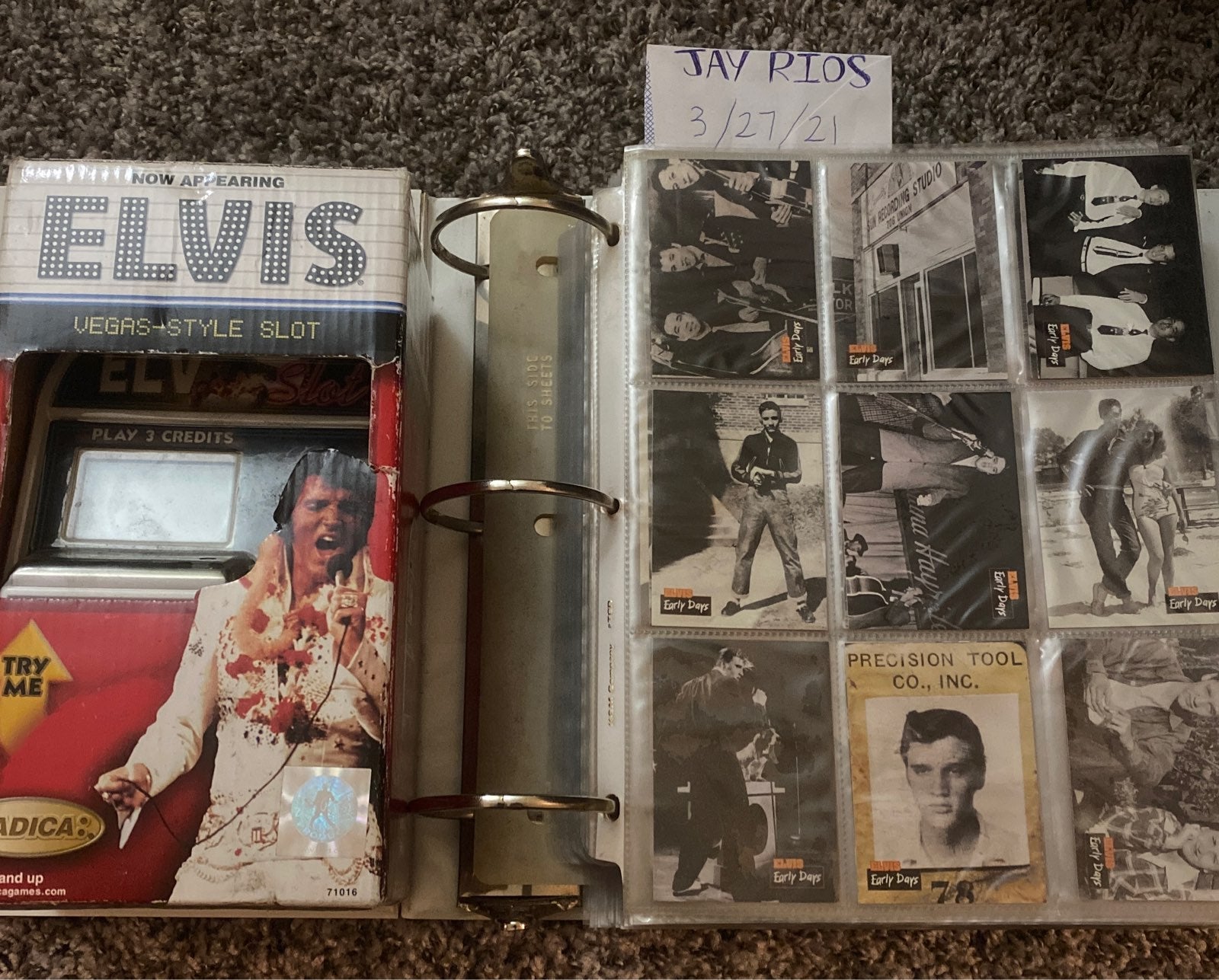 Elvis Presley slot machine & collection