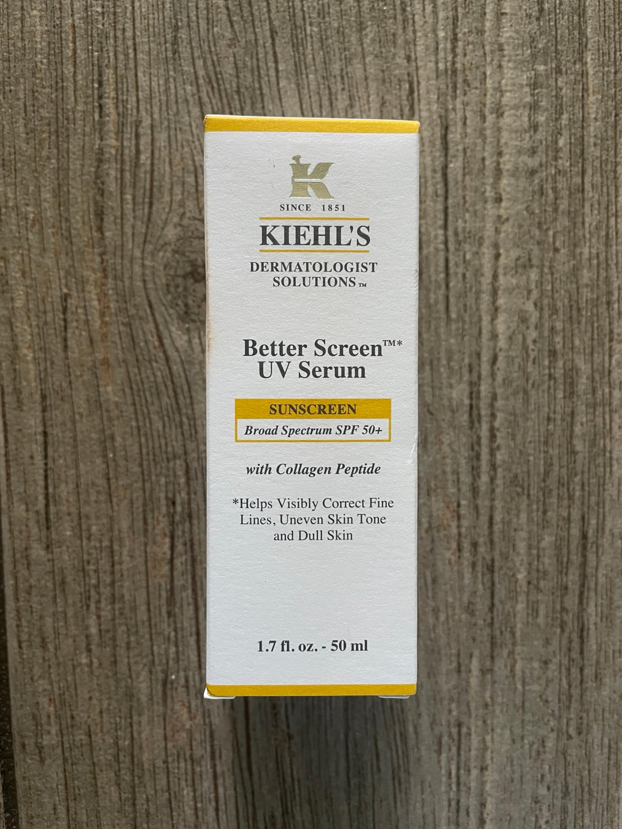 Kiehl's Better Screen UV Serum SPF 50+ With Collagen Peptide - 1.7oz