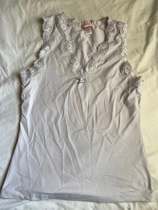 lace top with bow
