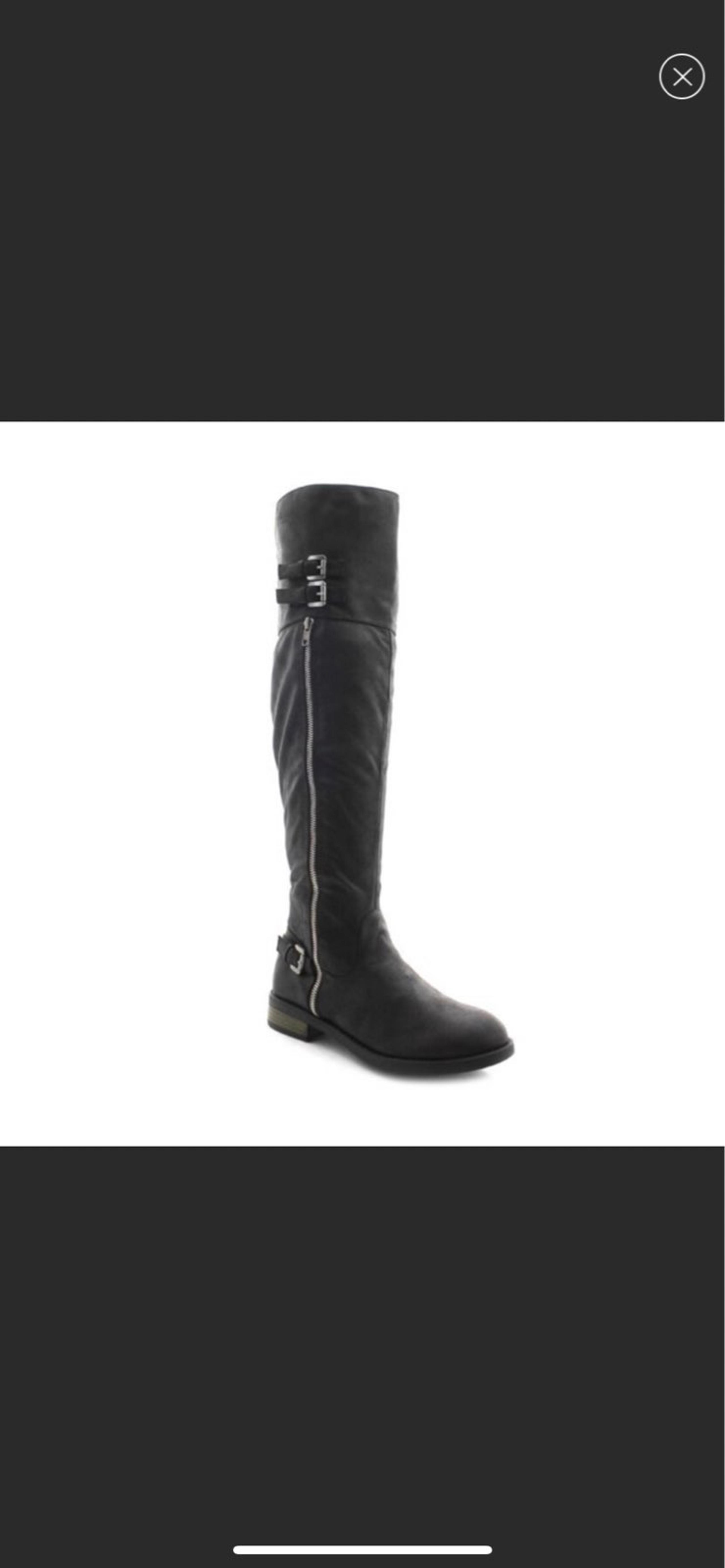 Restricted Women's High Tall Boots Size 7 Poppi Black