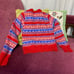50s Scandinavian Childs Sweater