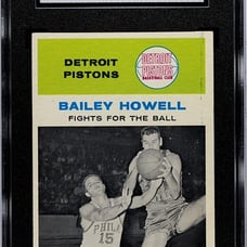 1961-62 Fleer BAILEY HOWELL Pistons IA #55 SGC 5 EX Condition!
