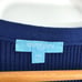 Draper James RSVP Womens Size XXL Blue Ribbed Button Front Long Sleeve Cardigan