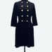 NWOT Vintage Don Sayres Wellmore Sax Fifth, 8 Black Knit Dress Gold Lion Buttons