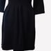 NWOT Vintage Don Sayres Wellmore Sax Fifth, 8 Black Knit Dress Gold Lion Buttons