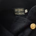 NWOT Vintage Don Sayres Wellmore Sax Fifth, 8 Black Knit Dress Gold Lion Buttons