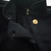 NWOT Vintage Don Sayres Wellmore Sax Fifth, 8 Black Knit Dress Gold Lion Buttons