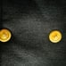 NWOT Vintage Don Sayres Wellmore Sax Fifth, 8 Black Knit Dress Gold Lion Buttons