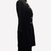 NWOT Vintage Don Sayres Wellmore Sax Fifth, 8 Black Knit Dress Gold Lion Buttons