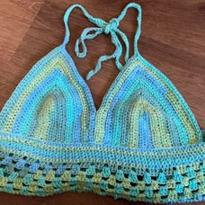 Crochet summer crop top