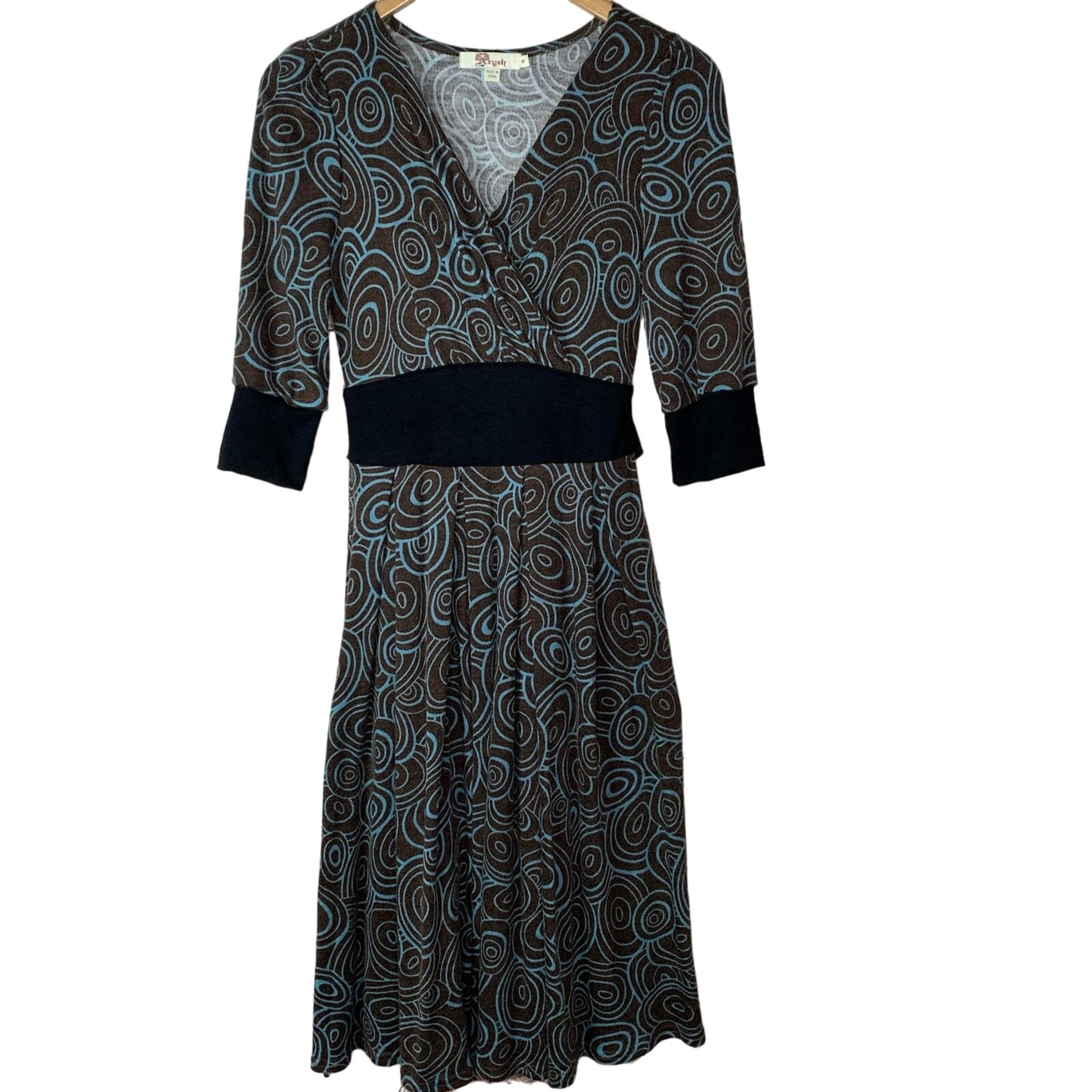 Anthropologie Dress ARYEH Boho Wrap Style Womens Size Small