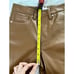 NEW Good American Faux Leather Good Legs Mini Boot Cut In Caramel002 size 4/27