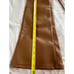 NEW Good American Faux Leather Good Legs Mini Boot Cut In Caramel002 size 4/27