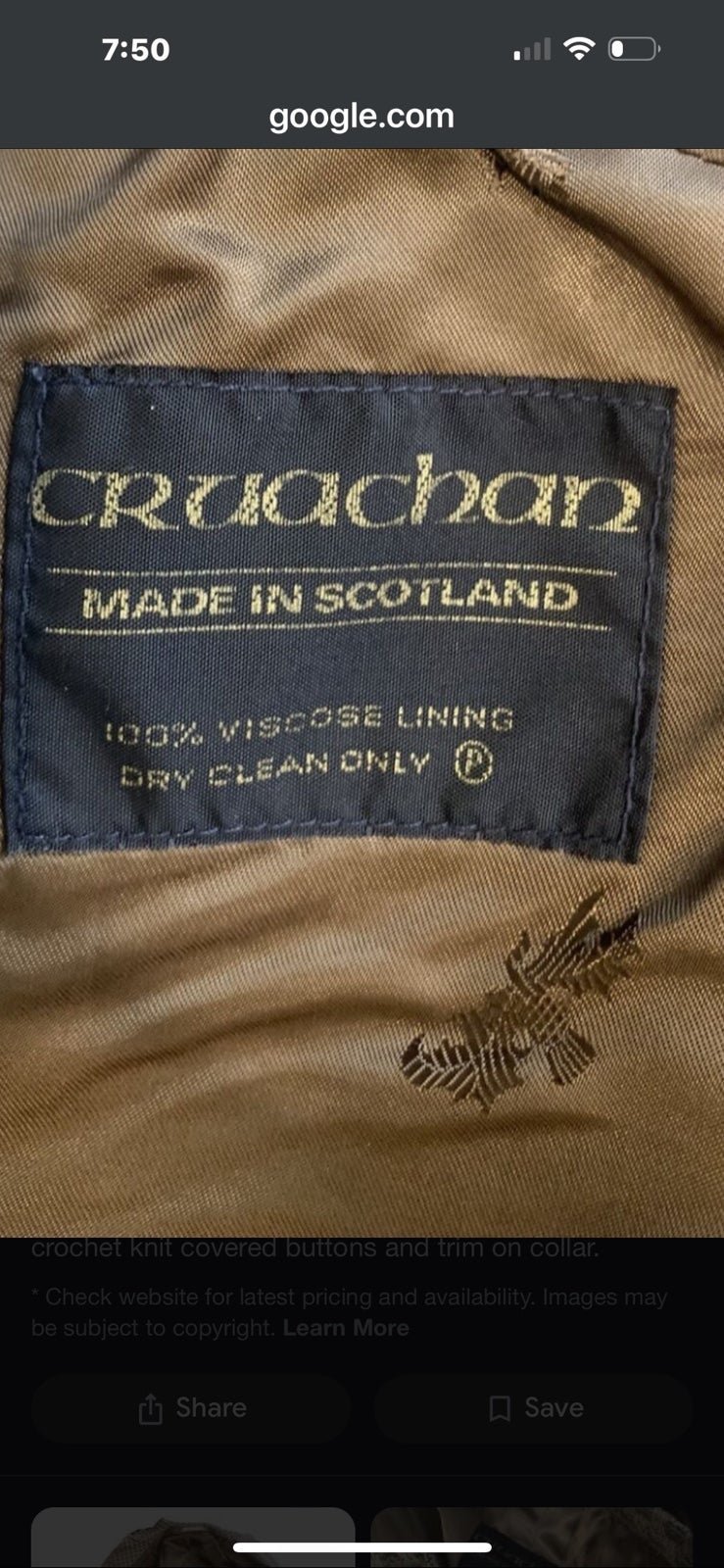 Cruachan wool coat (sleeveless)