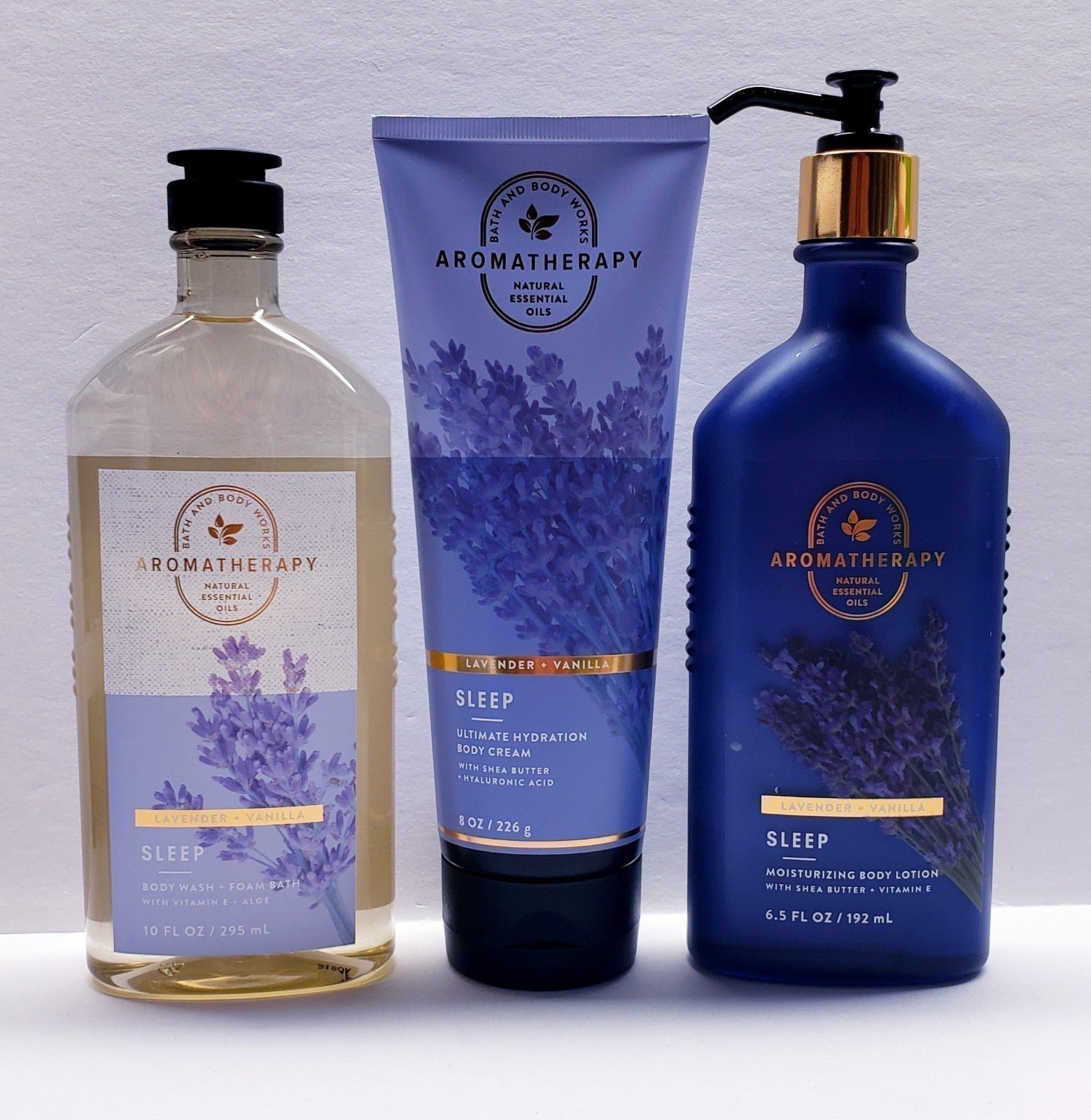 Bath & Body Works LAVENDER VANILLA Body Cream, Body Lotion, Body Wash