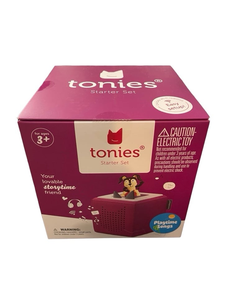 NEW Sealed Tonies Starter Set Toniebox w/ Playtime Puppy Songs Tonies