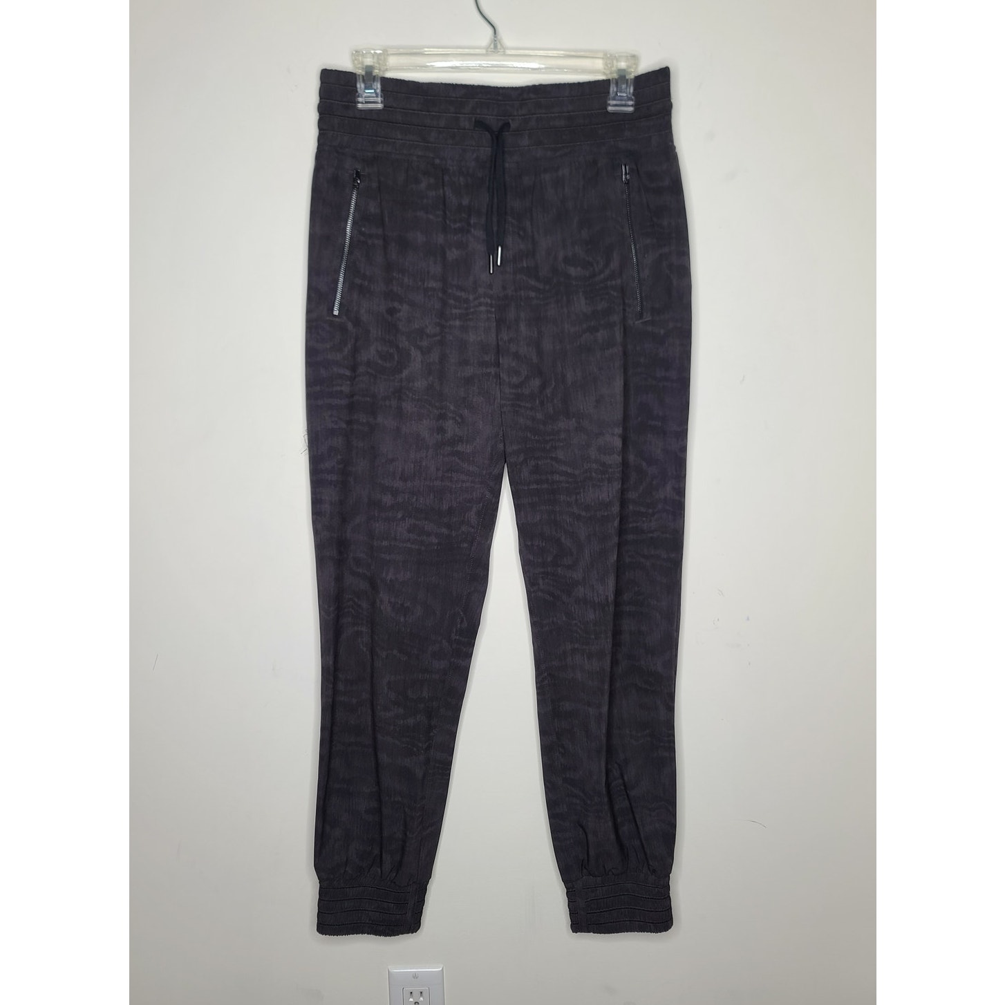 Athleta Camden black grey jogger drawstring zipper pockets - 4