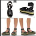Steve Madden leather platform sandal colorblock shoes leather shoes ankle strap