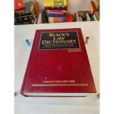 Black’s Law Dictionary With Pronunciations Sixth Edition Hardcover Centennial Ed