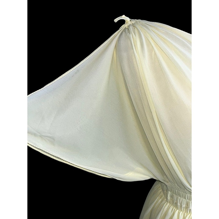 メーカー直売所 Vtg Gossard Artemis Nightgown Yellow Sheer Chiffon Skirted ルームウェア・パジャマ