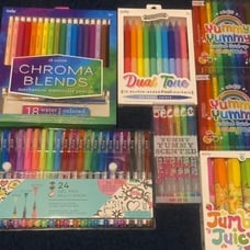 Ooly Markers, Gel Pens, Highlighters & Watercolor Pencils Kid's Lot
