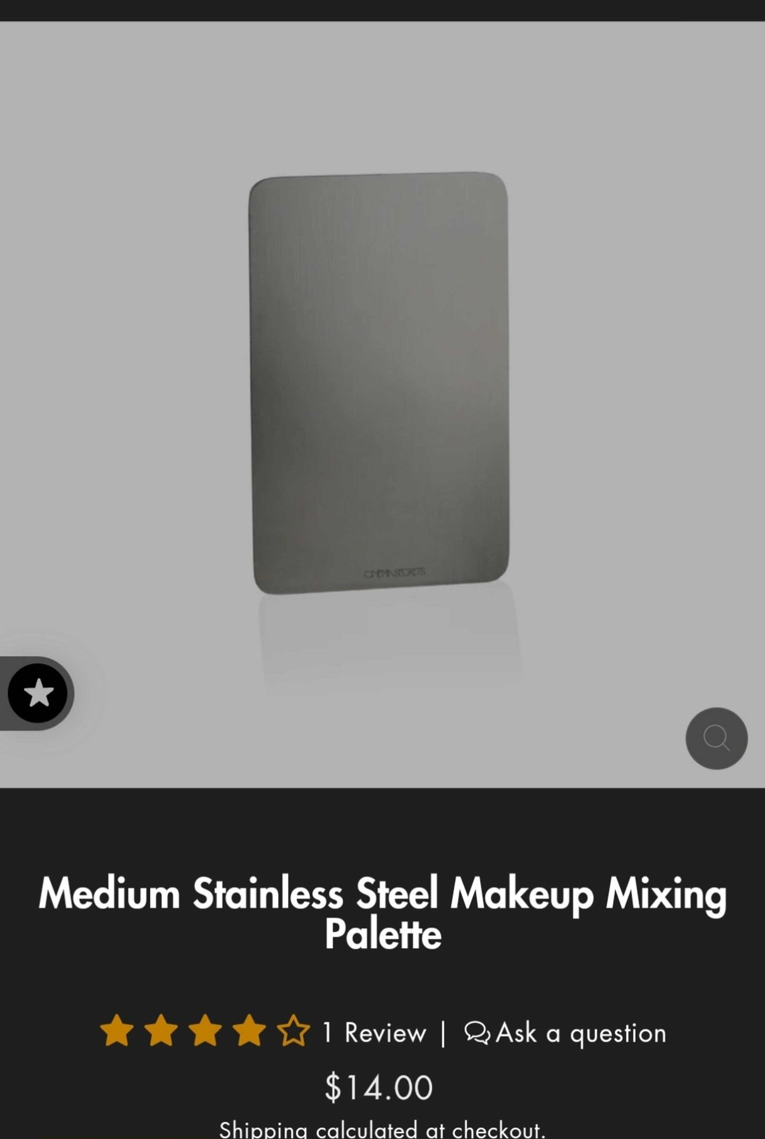 Cinema secrets makeup mixing palette