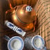 Vintage Copper Teapot Kettle Set