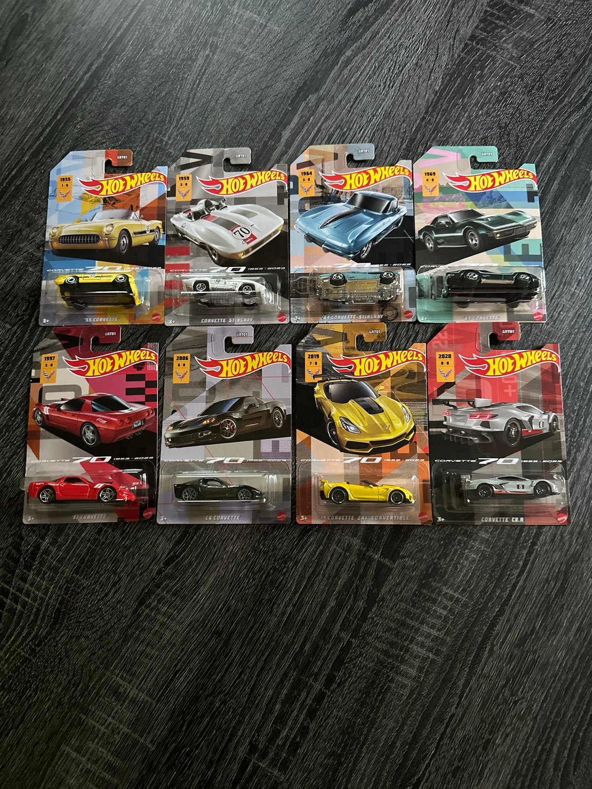 Hot Wheels Corvette 70th Anniversary Set