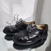 John Fluevog Vintage Classics Chunky Black Leather Dress Shoes Size M 5.5 W 6.5