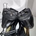 John Fluevog Vintage Classics Chunky Black Leather Dress Shoes Size M 5.5 W 6.5