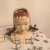 1950s Stanford Art Pottery Sandy and Jean Wall Pocket Head Vase Planters