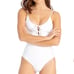 New Madewell Tavik Monahan Tapioca white one piece swimsuit Size XS