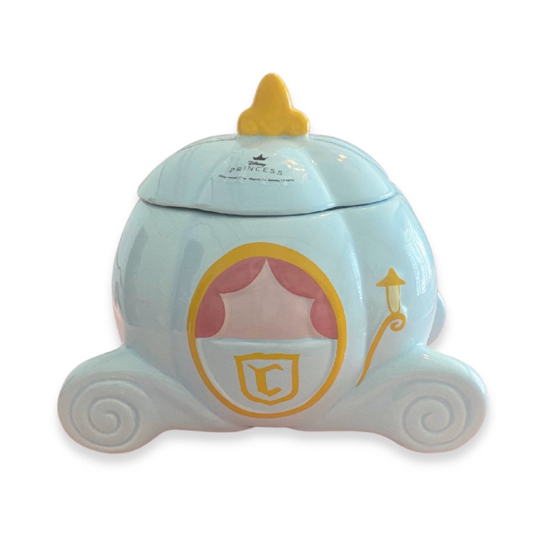 Rae Dunn “Bibbidi Bibbidi Boo” Cinderella Carriage Canister NEW