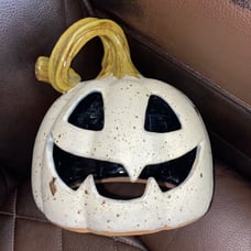 Jack O Lantern Hand Thrown 6x6