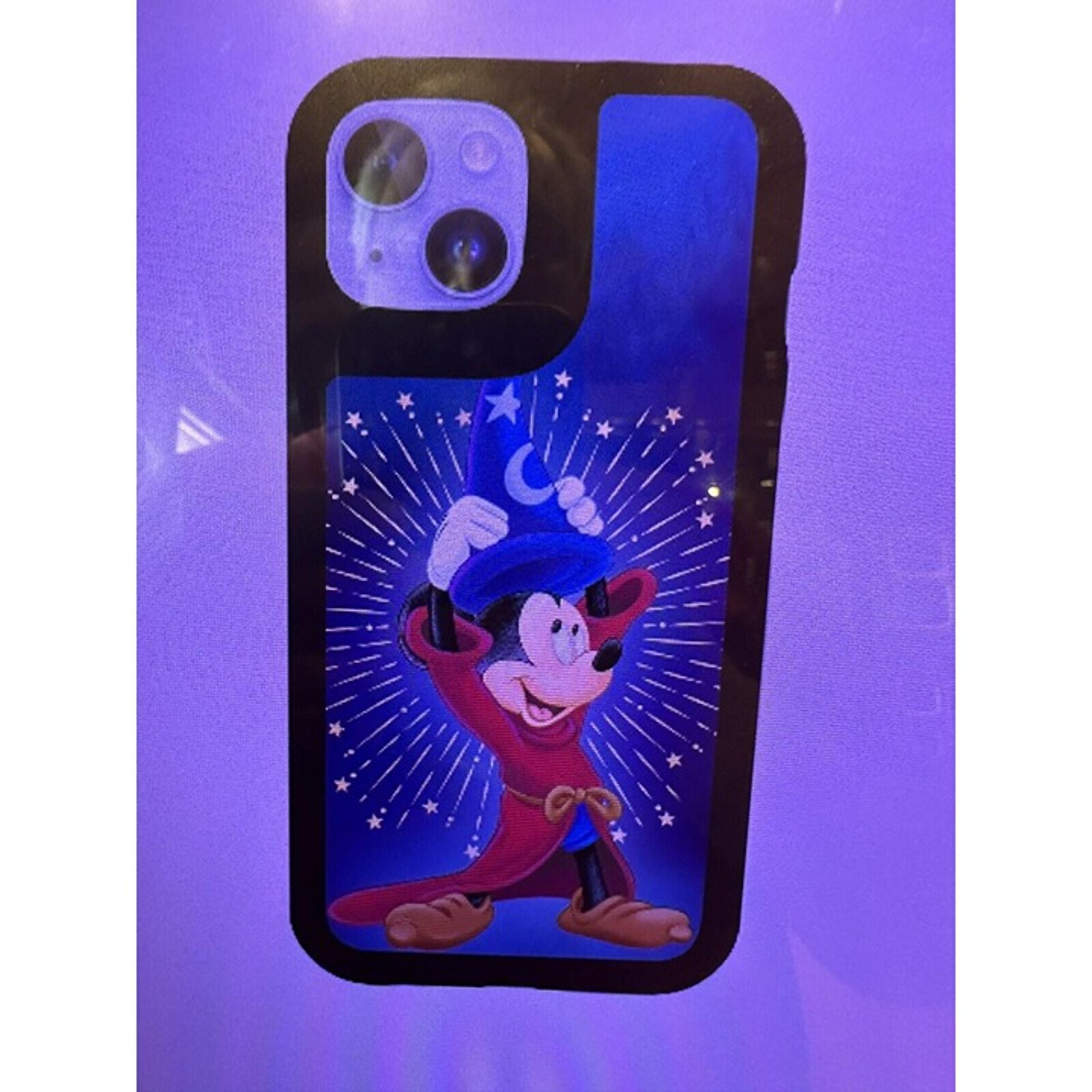 Disney Parks D-Tech iPhone 14 and 15 Case Cover NEW Mickey The Sorcerer