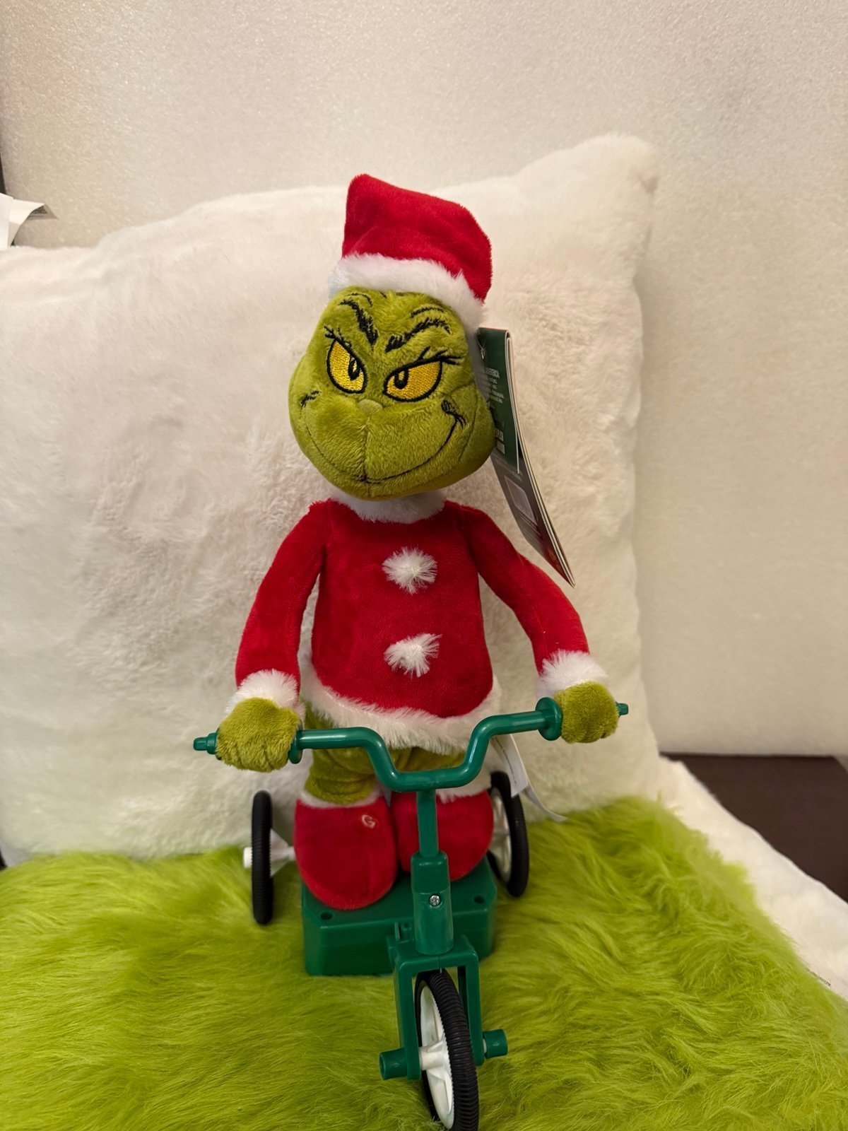 Grinch animated with bike BEST SELLING