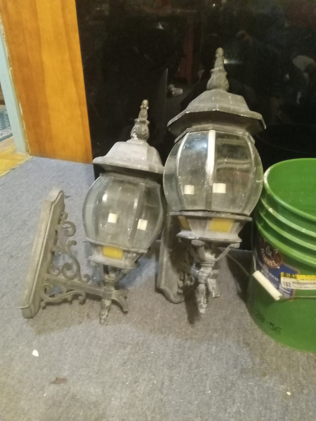 To pair of Lights you can use anywhere they're pretty tall over foot and a half