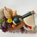 Marex Yankee Candle Picnic Basket Wine Cheese Bread Hanging Tart Warmer