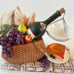 Marex Yankee Candle Picnic Basket Wine Cheese Bread Hanging Tart Warmer