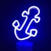 NEW Lovely Blue Anchor LED Light Up Decor ( sea ocean home decor wall
