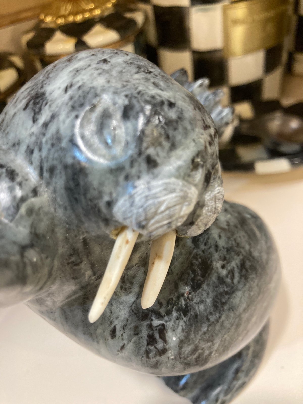 Soapstone Walrus Very very very Valuable Made in Canada